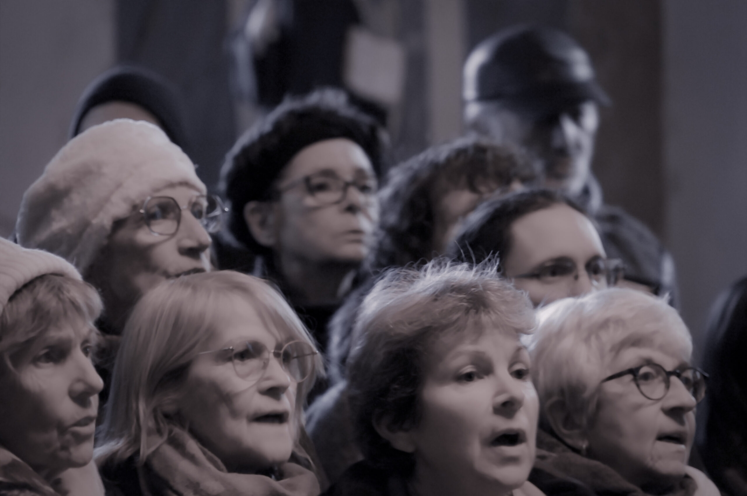 Choristes Canta de Joia en concert